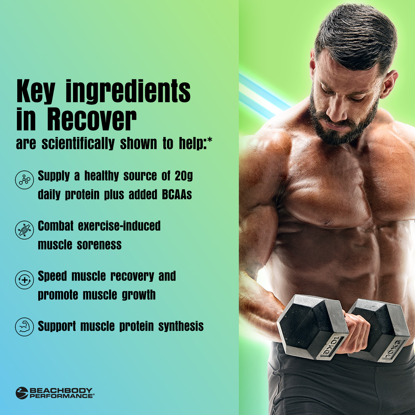 Recover Post Workout Protein Powder from Beachbody Performance